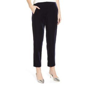 J Crew Women's Petite Easy Pull On Pants Dress Pants Velvet Black 4P J4997